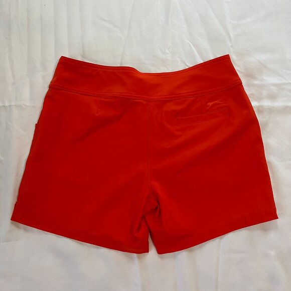 Slazenger Bright Orange Athletic Lightweight Golf Tennis Shorts | Size 2 - Picture 5 of 6